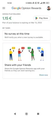 Google Opinion Rewards android App screenshot 2